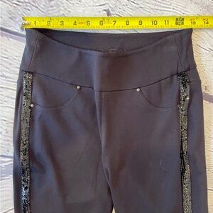 Jag Jeans Black Leggings with Sequin Accents